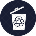 Junk Trash Bin Recycle Icon