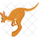 Kangaroo Animal Orycteropus Icon