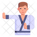 Karate Martial Arts Fighter Icon