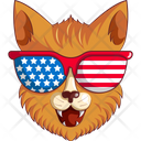 Katze Mit Sonnenbrille Symbol