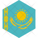 Kazakhstan Flag World Icon