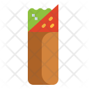 Kebab Meat Roll Icon