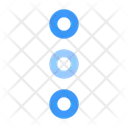 Kebab Menu Icon - Download in Dual Tone Style