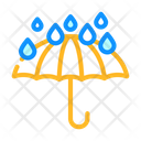 Keep Dry Umbrella Water Drop Icon
