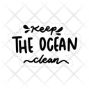 Keep the ocean clean Icon