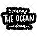 Keep the ocean clean Icon