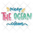 Keep the ocean clean  Icon