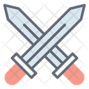 Crossed Swords Kendo Swords Combat Icon