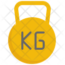 Kilogram Fitness Gym Icon