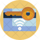 Key Card Security Technology Icon