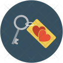 Keychain Heart Love Icon