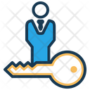Key Player Product Owner Scrum Master Icon