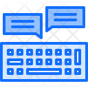 Keyboard Comment Message Icon