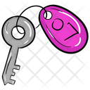 Keyring Door Key Keyholder Icon