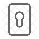Keyhole Access Hole Icon