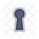 Keyhole Security Protection Icon