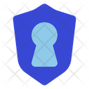 Keyhole Shield Icon