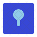 Keyhole Square Full Icon