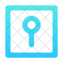 Keyhole square full  Icon