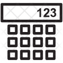 Keypad Nine Squares Icon