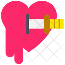 Halloween Heart Knife Icon