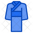 Kimono Japanese Traditional Garment Cloth Sleeves Lady Icon
