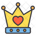 Crown King Love King Love King Icon