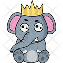 King Baby Elephant Icon