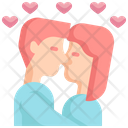 Kiss Kissing Couple Icon