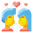 Kiss Love Romance Icon