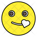 Kiss Emoji Emoticon Smiley Icon