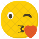 Kiss Emoji Kissing Face Emoji Icon