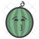 Kiss Face Melon Icon