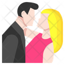 Kiss Wedding Couple Love Icon