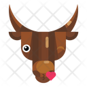 Kissing Bull Bull Kissing Icon