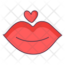 Kissing Lips Female Lips Lips Sticker Icon