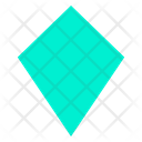 Geometrical Kite Shape Icon