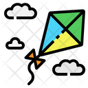 Kite Childhood Fly Icon