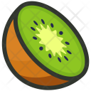 Kiwi Fruit Slice Icon