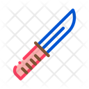 Sign Knife Camping Icon