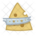 Knife Cheese Cutting Icon