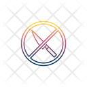 Knife Prohibited  Icon