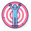 Knife Thrower Circus Dare Devil Icon