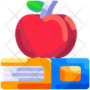 Knowledge Apple Book Icon