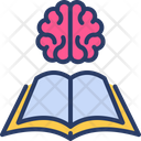 Brain Knowledge Book Icon