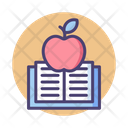 Knowledge Representation Book Apple Icon
