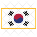 Korea South Flag Country Icon