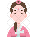 Korean Woman Icon