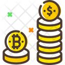 Bitcoin Krypto Digitales Geld Symbol