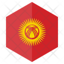 Kyrgyzstan Flag Country Icon